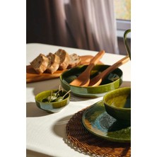 Asitan Paşabahçe Jungle Seramik Salata Kase, 11 Cm, Çok Renkli