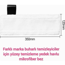 Asitan Vaporetto Style Üçgen Fırça Için 2 Li Temizleme Bezi