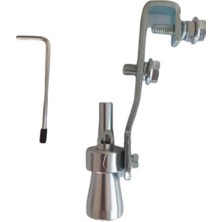 Asitan Otodonatım Egzoz Ucu Aparatı, Turbo Sound, Islık ve Rüzgar Sesi, Alüminyum, 10 cm