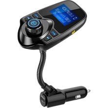 Asitan Fm Transmitter Bluetooth Araç Şarj Kiti Wireless USB Girişli Micro Sd LCD Ekran Mp3 Çalar