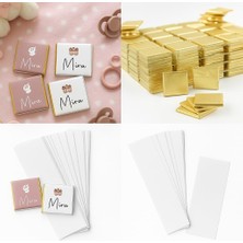 Asitan 7 cm x 29,7 cm 1.hamur Etiket - Çikolata ve Hediyelik Ürünler Için Uygun, Tüm Yazıcı Modelle