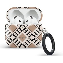 Asitan Apple Airpods 4 ile Uyumlu Kılıf, Monogram