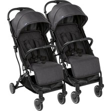 Asitan Trolley Me Ikiz Bebek Arabası Stone