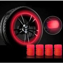 Asitan Neler Geldi Neler 4 Adet Sibop Kapağı Fosforlu Floresan LED Pilsiz Araba Motorsiklet Bisiklet Last