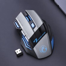 Asitan Kablosuz Oyuncu Mouse – 3200 Dpı Ayarlanabilir Hassasiyet, Rgb 7 Renk LED Aydınlatma, Şarjlı, E
