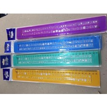 Asitan Rio Yayınları Harf Şablonu 30 Cm, Turuncu 8693972118051