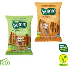 Humm Organik Çubuk Kraker Atıştırmalık Paketi - 2 Adet (2 Çeşit)