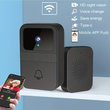 Asitan Sightzer D9 Kablosuz Görüntülü Kapı Zili Hd 1080P Akıllı Kapı Zili Kamera Kablosuz Kapı Zil