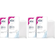 Asitan Pure Hipoalerjenik Ağda Bandı, (2 x 20 Adet) (2 Paketi)