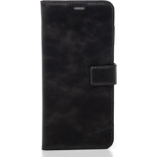 Asitan Siyah Xiaomi Poco X8 Pro Hakiki Deri Cüzdan Kılıf Kapaklı, Mıknatıslı, Kartlık Bölmeli, Man