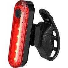 Asitan Bisiklet 4 Modlu Su Geçirmez USB Şarj LED Scooter Çanta Arka Işık Lambası Işık Aydınlatma �