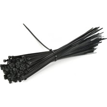 Asitan Günsan Siyah 100'LÜ Kablo Bağı (25CM x 3.6mm)