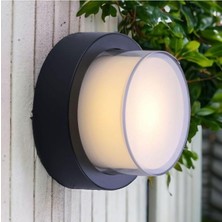 Asitan Ack Duvar Tavan Aplik LED 12W 900LM Beyaz Kasa Carina IP65 5169MMX100MM 12 Watt, LED Armatür, Iç V