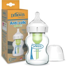 Asitan Dr. Brown's 5 OZ/150 ml Geniş Ağız Cam Biberon, Tekli Paket (51700)