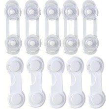 Asitan Ideal Baby 10 Parça Bebek Güvenlik Seti, Çok Amaçlı Çocuk Emniyet Kilidi