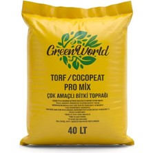 Asitan Green World 40 Litre Ithal Çok Amaçlı Bitki Toprağı Torf Cocopeat Pro Mix - Kokopit Özel Kar�