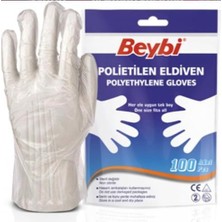 Asitan Beybi Polietilen (Pet) Eldiven 100'LÜ