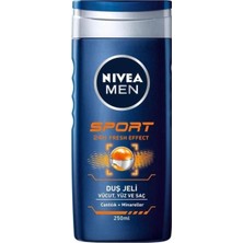 Asitan Nıvea Sport Erkek Banyo ve Duş Jeli 250 ml X3