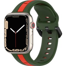 Asitan Uyumlu 42MM Spor Görünümlü Krd-94 Silikon Kordon Koyu Kırmızı