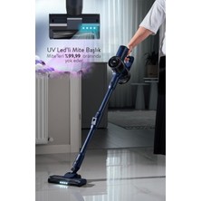 Asitan Bldc Motorlu Dikey Kablosuz Şarjlı LED Aydınlatmalı Süpürge SVC-8620 - (Uv Led'li Mite Başl�