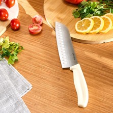 Asitan 30 cm Karaca Santoku Bıçağı Krem