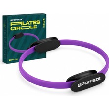 Asitan Pilates Çemberi 35 Cm, Konforlu Pedli Direnç Halkası, Iç Bacak Kalça Karın Kol ve Göğüs Eg