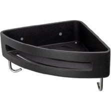 Asitan Banyo Duş Raf Sistem Siyah/krom Renk 110X197X287 mm