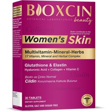 Asitan Women's Skin Tablet – Kolajen, Biotin, Glutatyon, Hyaluronik Asit ve Vitamin C Içeren Kadınlara