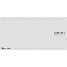 Asitan Gravastar Gaming Mouse Pad 80X40, Kaymaz Tabanlı, Su Geçirmez ve Hassas Yüzeyli Oyuncu Mousepad (