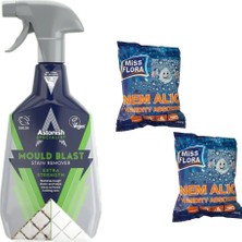 Asitan Gojo Astonish Küf Temizleyici 750 ml + Miss Flora Nem Alıcı 450 G Yedek 2 Adet