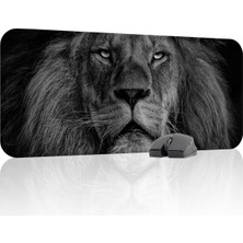 Asitan Aslan Oyuncu Gaming Mouse Pad Kauçuk Kaymaz Taban Mousepad (V4, 70X30 Xl)