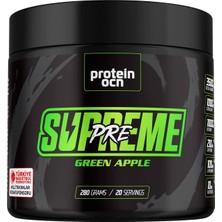 Asitan Proteinocean Preworkout Supreme Yeşil Elma 280G 20 Servis