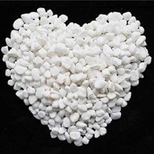 Asitan Beyaz Dolomit Taş 10 kg 1,5-2,5 cm Dere Çakıl Taşı Bahçe Süs Taşı Saksı Teraryum Taşı Ak