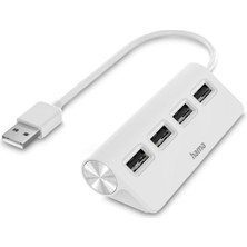 Asitan 4 Ports USB 2.0 480 Mbit S Beyaz