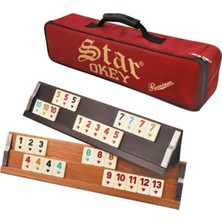 Asitan Star Oyun Aletleri Star Premıum Ahşap Okey Takımı Çantalı - Açık Renk 1010365 GNSRKFAZ2982