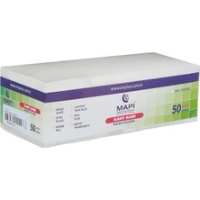 Asitan Mapi-Kart Kabı Yatay Beyaz 50 Li (1 Paket 50 Adet)