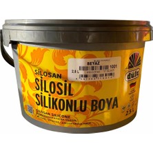 Asitan Düfa Silosan Silosil Silikonlu Dış Cephe Boyası – Beyaz 2,5 L | Su Iticilikli, Dayanıklı &