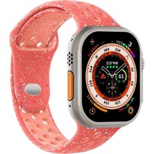 Asitan Apple Watch Series 10 46MM Kordon Flame Circle Yavruağzı (Apple Watch Series 10 46MM ile Uyumlu Ko