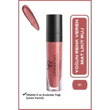 Asitan Longstay Liquid Matte Lipstick No: 41, Turuncu, Bulaşmayan Kalıcı Likit Mat Ruj