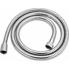 Asitan Tema Sık Örgülü Duş Spirali 150 Cm. Kenetli Banyo Duş Hortumu, Poşetli Ambalaj 54001, Krom Re