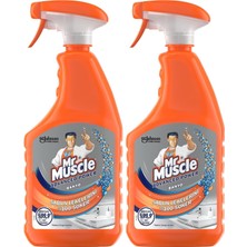 Asitan Mr Muscle Advanced Power Virüs Etkili Banyo, 750 ml 2li Paket