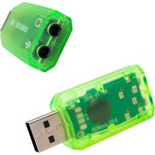 Asitan PM-2449 5.1 Kanal USB 2.0 Ses Kartı | Tak Çalıştır Harici Sound Card | Mikrofon/hoparlör Kapat