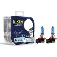Asitan Niken 12V H11 55W Beyaz Işık Ampul 5000K (2 Adet)