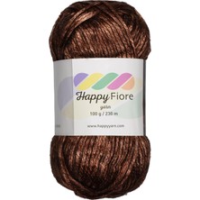 Asitan Happy Fiore Parlak Örgü Ipi - 100 G / 230 M - Yün/poliamid/akrilik Karışımı - Parlak Dokulu,