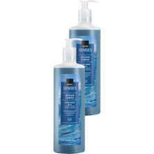 Asitan Senses Ocean Surge Nane ve Deniz Kokulu Saç ve Vücut Için Erkek Duş Jeli 720 Ml. Ikili Set