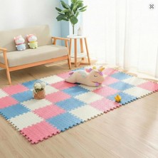 Asitan 9 Parça Set 33X33 13MM Tatami 100X100 Kurulumlu Oyun Spor Halısı Minderi Puzzle Minder Zemin Kapl