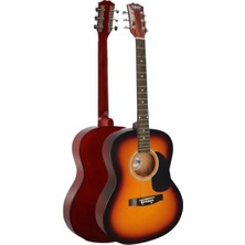 Asitan RG-530SB Kaliteli Gün Batımı 40 Inç Akustik Gitar Seti 4/4 Yetişkin
