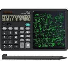 Asitan Dijital Hesap Makinesi, 7 Inç LCD Not Defteri Ekranlı, Sessiz Tuşlu, Taşınabilir Yazı Pedi,ö