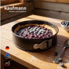 Asitan Düz Taban Kelepçeli Kek Kalıbı 28 cm Siyah