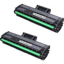 Asitan Hp Uyumlu W1106A / 107A / 107W Çipli Siyah Muadil Lazer Toner (2 Adet)